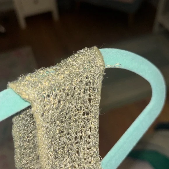 Mermaid Metallic Open-Weave Scoop Neck knit dress - Picture 2 of 6